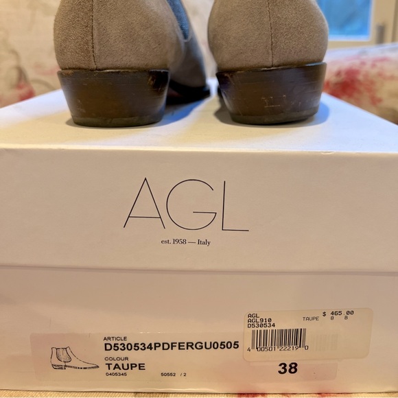 AGL Suede Chelsea Booties - Picture 7 of 7